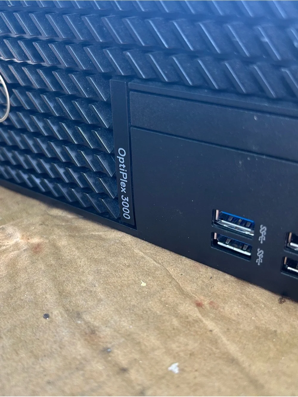 Dell Black Laptop Lid with Dell Emblem and Intel Sticker